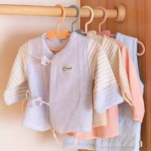 10pcs Beige Portable Clothes Hangers, Plastic Garment Organizer - Beige - View 4