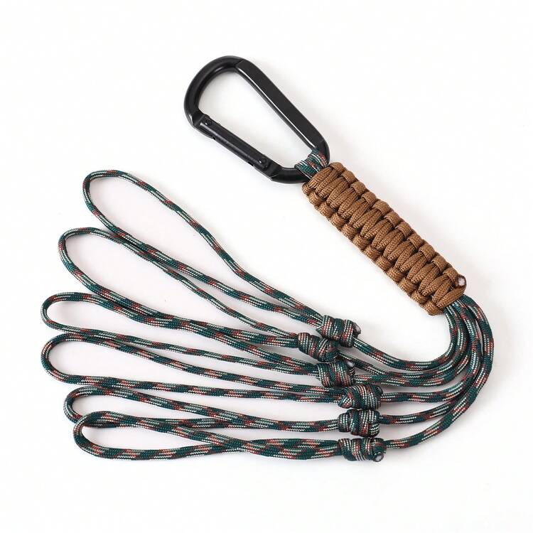 6pcs Duck Carrying Strap Rings, Hanging Waterfowl Game/Bird/Duck Call, Lightweight Neck Strap Duck Carrier, Suitable For Transporting Small Game, Poultry Hunting Accessories, Rope Woven Duck Waist Belt Tool For Bird Hunting - Multicolor - View 11