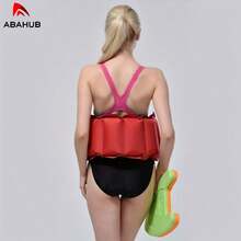 ABAHUB 可调节防滑浮力游泳训练腰带，成人游泳辅助设备 - 彩色 - 查看 7