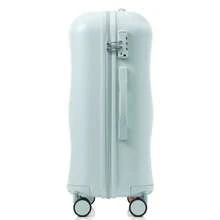 Lightweight, Medium-Sized Suitcase With Charging Port, TSA Lock, Hook-Shaped Feet, Double Casters With Stoppers, Quiet And Smooth Operation, Durable ABS Resin Construction, Large Capacity, Perfect For 4-7 Nights Of Travel, Domestic And International Trips, School Trips, Shinkansen Trains, And More. Stylish And Cute Dividers, Mesh Pockets, And 3-Level Adjustable Handles For Matryoshka Doll Storage. - Green - View 4