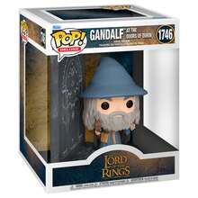 Funko POP Deluxe  Figure - Gandalf At  Of Durin No.1746 - Collectible Vinyl Figure 16.5cm - Grey Wizard With Staff And Doors Of Moria - Official License - Multicolor - View 1
