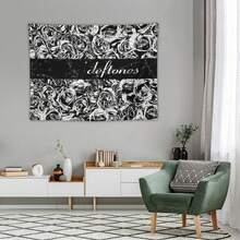 Deftone Music Album Canvas Art Poster Tapestry Wall Hanging For Room Decor Aesthetic Bedroom Dorm Decor, Home Decor, Flags For Room, Tapestry, Wall Tapestry - 1PC - 查看 5