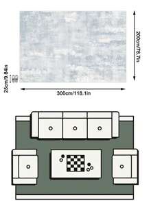 1 buah Karpet/Keset Kamar Mandi/Keset Pintu/Pejalan Kaki Bertekstur Ombre Lembut Bergaya Abstrak Modern, Cocok untuk Kamar Mandi, Dapur, Pintu Masuk, Lorong, Samping Tempat Tidur, Ruang Tamu, Kamar Tidur, Dapat Dicuci dengan Mesin, Dekorasi Rumah - MultiWarna - View 12