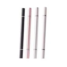 1pc 2-In-1 Stylus Pen Compatible With Apple, Android, , Round Head Suitable For Tablet Video Editing, Anti-Mistouch - A - View 5