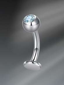 14G Floating Belly Button Rings Floating Belly Rings Flat Back Belly Rings,8/10/12/14mm Flat Back Belly Button Rings Floating Navel Piercing Jewelry Belly Button Rings Titanium Steel G23 Floating Belly Button Rings Flat Back Navel Rings Piercing Jewelry, Long Belly Rings Internal Threaded Navel Ring Hypoallergenic Belly Piercing Body Jewelry For Women Men Navel Barbell Stud Body Piercing - Silver - View 15