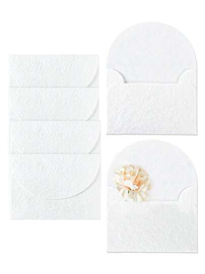 10pcs Creamy White Textured Envelopes,Wedding Invitation & Greeting Card Envelopes,Wedding Gift,Birthday Party Decoration,Birthday Gift,Party Favos,Home Decor,Table Decor,Suitable For Birthday,Baby Shower & Party Invitations