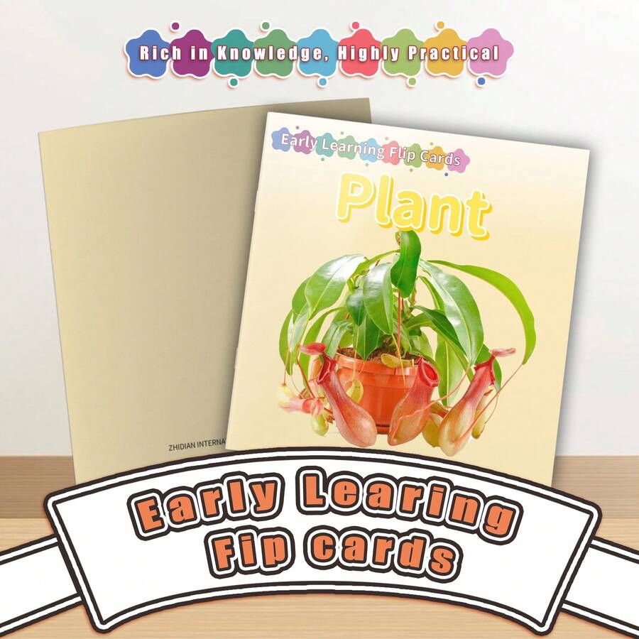 Plant World Learning Big Cards | Nature Awareness | Interactive Study | Holiday Gift Pick - Large Card Book - View 1