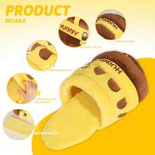 ITANDME Honeypot Small Animal Hideout Guinea Pig Hideout Honeypot Guinea Pig Bed, Honeypot Small Pet Beds For Guinea Pigs, Hamsters, Flower-Branch Mouse, Chinchillas And Other Small Pets - View 3