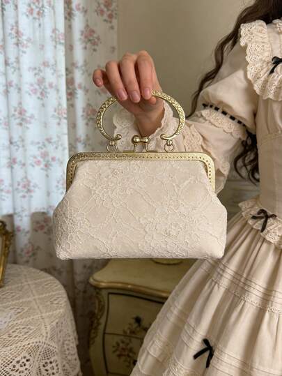 Vintage Metal Wallet Frame, 4 Embossed Color Options, With Retro Buckle Lock, Suitable For Handmade Wallet, Clutch, Purse DIY Projects, Durable Alloy Material, Multi-Functional Handbag Hardware Accessory For DIY Bag Making, Craft Workshop And Personalized Gifts