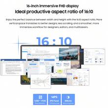 Blackview Table 9 Portable Monitor 16.1inch FHD Gaming Monitor For Laptop PC Phone Mac Xbox - 黑色 - 查看 10