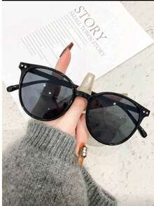 3pcs Y2K Style Square Frame Cute Retro Fashion Eyeglasses For Men And Women - Multicolor - View 3