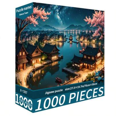 1000 Pieces Creative Adult Jigsaw Puzzle, Thick & Durable Seamless DIY Puzzle, Interesting High-Quality Family Challenge Frameless Puzzle, Suitable For Birthday Gift, Easter Gift, Home Decor, Great For Home, Living Room, Office Decoration