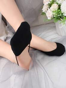 10双装女士船型腿套，低帮隐形腿套，带松紧带，适合搭配高跟鞋 - 彩色 - 查看 6