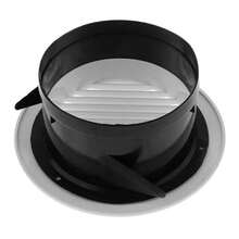 Rejilla Circular de ventilación interior, cubierta de tubo de salida de 75mm/100mm/125mm/150mm/200mm para baño, cocina y oficina TQDL - 75 milímetros - Ver 4
