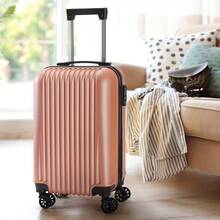 2-Piece Lightweight Carry-On Spinner Luggage Set, Rose Gold - Rose Golden - View 3