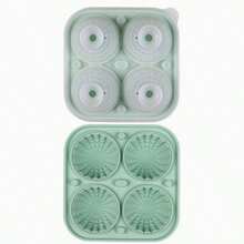 1 pieza Molde grande de silicona negra para cubitos de hielo en forma de esfera para whisky - Molde 3D para bolas de hielo con embudo, apto para bourbon, brandy, etc. - Regalo elegante de whisky para hombres, fiestas y bares - Puede contener cubitos de hielo - Multicolor - Ver 11