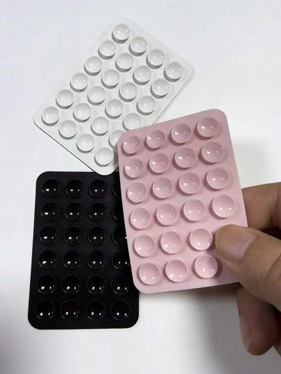 1pc Silicone Suction Cup Phone Holder, Suction Cup Phone Grip, Sticky Phone Stand, Suitable For Smartphone