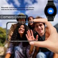 1.28" HD Display, Wireless Calling, Customizable Wallpaper, Compatible With Android & IOS, Includes Fitness Tracking, Message Alerts & Music Control, Interchangeable Straps, Suitable For Both Men And Women - Multicolor - View 6