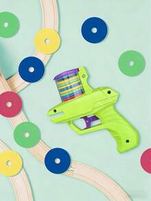 Interactive Cat Toy Launcher, Foam Disc Launcher For Indoor Play, Battery-Free, Fun For Kittens & Adult Cats,Cat Essential - Multicolor - View 3