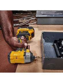 20V 1/4-Inch Impact Screwdriver (Main Unit Only), Speed 0-2800 Rpm, With Work Indicator Light, Suitable For Home And Appliance Repair. - Yellow - View 6