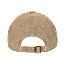 Anime Robot Robloxs Face Fashion Retro Washed Denim Hat - Khaki - View 4