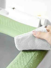 1 Set de Alfombra de Baño Gruesa e Impermeable, Juego de Almohadillas de Inodoro Lavables y de Secado Rápido, Incluye 10 Pastillas Perfumadas, Baño Fresco - Multicolor - Ver 7