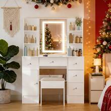 Vanities & Vanity Benches - White - View 3