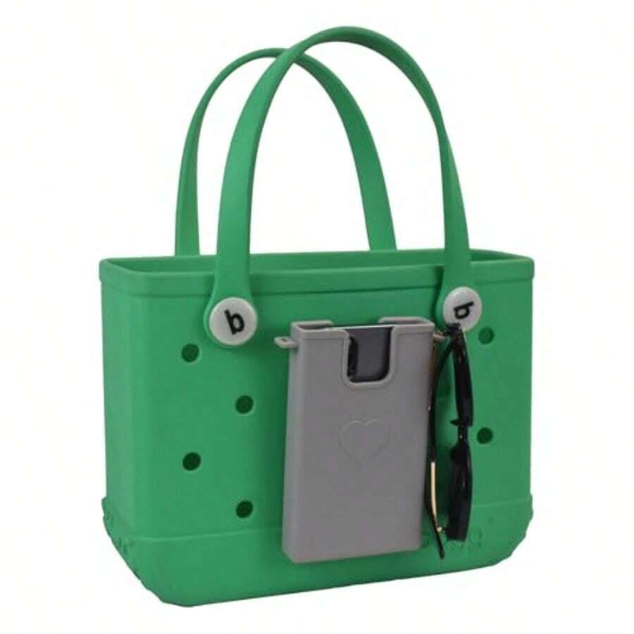 Phone Case Accessory Compatible With Bogg Bags Phone Case Holder Charm Accessory For Beach Bag Plastic Shell Case Keep Your Phone Handy And Secure In Your Tote Bag Grey 1 PC - Xám - Xem 1