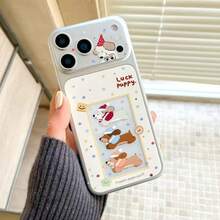 Cartoon Pet Phone Back Sticker Suitable For IPhone 17 Pro Max, No Residue, Easy To Replace, Cute Style - Clear - View 17