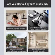 WiFi Extender 2025E 1200Mbps Dual Band 5GHz 2.4GHz Signal Booster Covers 10000 Sq Ft 50 Devices Repeater With Ethernet Port For Home Gifts - 查看 5