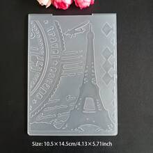 2D Embossed File Folder, Suitable For Card Embossing Machine Template, Handmade Photo Album Paper Craft Decoration DIY Greeting Card Making, Butterfly, Honeycomb, Small Daisy Flower Patterns - DIY Crafts - View 30
