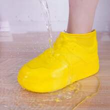 Waterproof Shoe Cover, Thick And Wear-Resistant Silicone Shoe Cover, Men's And Women's Non Slip Waterproof Shoe Cover - L (Unisex, Sizes 41-47) - View 5