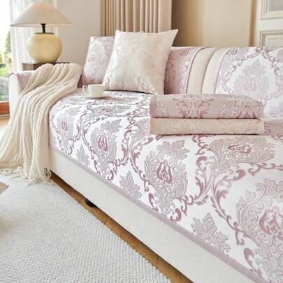 1pc Bohemian Style Sofa Cover, Multi-Color Design Sofa Cushion For All Seasons, Protect Sofa From Cat Scratching, Pet-Friendly Sofa Pad, Suitable For 1-Seater, 2-Seater, 3-Seater, 4-Seater Sofa