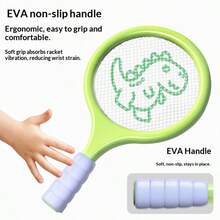 Raqueta de tenis para niños, raqueta de tenis de plástico con 1 pelota de tenis y 1 volante, adecuada para niños y niños pequeños para juegos deportivos al aire libre/interior - Multicolor - Ver 8
