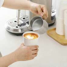 100/50/20/10 Pcs 9oz Paper Coffee Cups, Water Cups, Beverage Cups, Milk Cups, Juice Cups, Suitable For Hot & Cold Drinks, White Paper Cups, Applicable For Office, Party, Picnic, Travel And Various Events - White - View 3