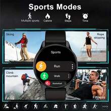 1.28" HD Display, Wireless Calling, Customizable Wallpaper, Compatible With Android & IOS, Includes Fitness Tracking, Message Alerts & Music Control, Interchangeable Straps, Suitable For Both Men And Women - Multicolor - View 8