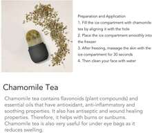 ZJchao Molde de Hielo para Cara, Rodillo de Hielo para la Cara y Ojos Soporte de Molde de Hielo Frío Masajeador Facial de Silicona Reutilizable para Belleza Facial Cuidado Facial (Rayas Negras) - Blanco - Ver 4