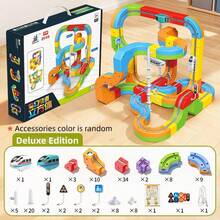 32/48/88 件套灵活轨道套装，金属轨道车配电动火车和交通标志，多人竞技 DIY 轨道玩具套装，可组装连接，适合男孩女孩，生日/圣诞礼物，汽车玩具，火车轨道玩具 - 軌道車 - 查看 15