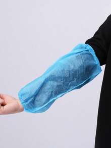 10/50/100pcs Non-Woven Disposable Sleeve Covers, Durable Thickened Protective Sleeves, Breathable Anti-Dust Anti-Oil Sleeves For Kitchen And Home Use - Multicolor - View 6