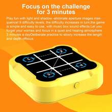 áquina de juego Tic-tac-toe, rompecabezas de ocio para entrenamiento mental, juego de ajedrez portátil, juego de escritorio, cultivar la capacidad de pensamiento, 1 Uds. YKRT - Verde A - Ver 7