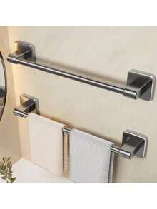 1/2/3pcs Towel Rack, Multifunctional Storage Organizer For Bathroom, Kitchen, Laundry Room - Multicolor - View 3