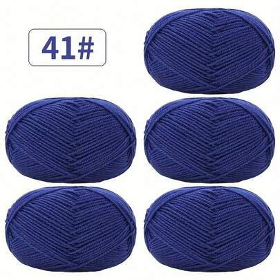 5 Packs Variegated Yarn Bundle - 100% Wool Yarn, 250g Total, 655yd Total Length - Soft Warm Knitting Crochet Yarn For Hats, Clothing, Scarves, Blankets, Shawls - Available In Multiple Colors - For Knitting & Crochet Enthusiasts - Perfect Gift For Crafters