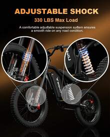 [BIGNIU BG-S PRO]Adult Electric Bike – 19-Inch Tires, 3000W Peak Motor, 60V 32A Battery, Dual Hydraulic Brakes, Suitable For Both Off-Road And City Riding. BGS Pro. - 查看 8