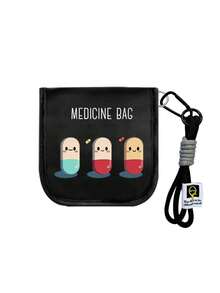 Portable Medicine Bag With Letters "Medicine Bag", With Wrist Strap, Compact Pill Organizer ,Travel - Friendly Medication Storage For Daily/Outdoor/Travel, Essential For Health - Conscious & On - The - Go Users, Must - Have Medical Accessory,Multi Functional Fabric Small Medicine Bag, Portable And Portable Medical Emergency Kit, Outdoor Travel Medicine Bag, Dormitory Emergency Medicine Storage Bag - Multicolor - View 16