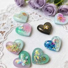 9-Cavity Silicone Heart Mold - DIY Resin Heart Mould-Crystal Epoxy Mould For Wedding,Valentine's Day, Gifts - Love - View 2