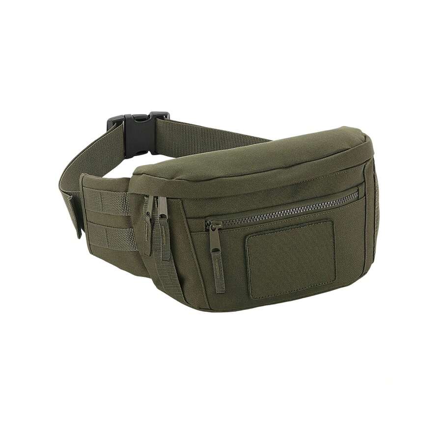 Bagbase Molle Utility Waist Bag (Military Green) - 100% Polyester - (BC5447) - Army Green - View 1