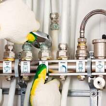 67pcs/Set Pipe Identification Stickers, Hot Water & Cold Water Differentiation, Detailed For Sink, Water Heater - 56 Small Radiation Stickers - View 6