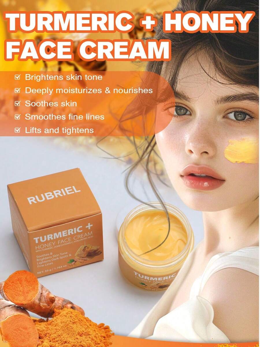 50克美白保湿抗皱面霜，减少皱纹，滋养肌肤，提亮肤色，美白肌肤