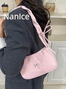 Sweet And Simple Fashionable Versatile Daily Bag For Women, 2026 New Style Stylish Crossbody Bag - Pink - View 2