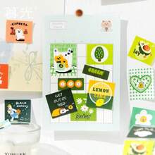 Băng dính Washi bằng giấy tổng hợp lấp lánh Doodle Meow Cloud Series - Hình dán phong cách Salt-Style để trang trí nhật ký, album ảnh và đồ thủ công DIY. - Băng dính cắt sẵn - Xem 4